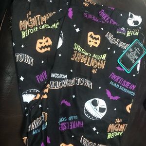 Disney Nightmare Before Christmas Halloween Pajamas sleep joggers bottoms
